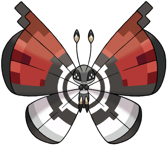 Serebii - Netverified Account - Pokeball Pattern Vivillon Clipart (600x534), Png Download