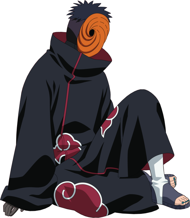 Tobi Png - Akatsuki Obito Clipart (645x739), Png Download