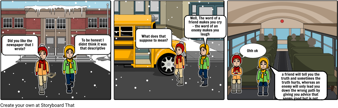 The Comic For School That Is None Of You Buisness - Cartoon Clipart (1164x385), Png Download