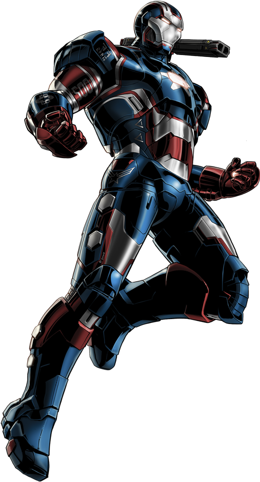 Iron Man / Iron Patriot - Marvel Avenger Alliance Art Clipart (524x994), Png Download