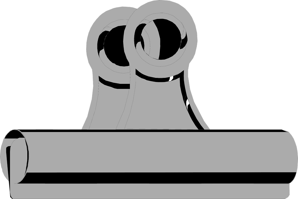 Binder Free Stock - Metal Clip Transparent Background - Png Download (958x641), Png Download