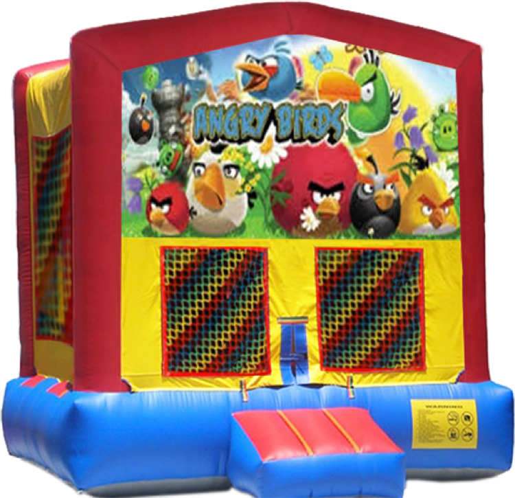 Angry Birds Modular Bounce House - Lego Jumper Clipart (750x725), Png Download