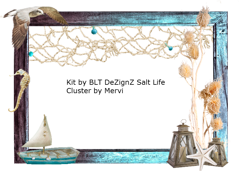 Cluster Frame And Tag Made By Using Artwork Of Kajenna - Picture Frame Clipart (800x579), Png Download
