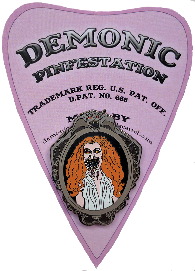 Demonic Pinfestation Amy Pin - Heart Clipart (680x944), Png Download