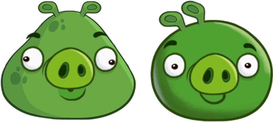 So, I've Got Two Designs For The Pigs, So How Do Like - Angry Birds Pig Sprites Clipart (924x435), Png Download