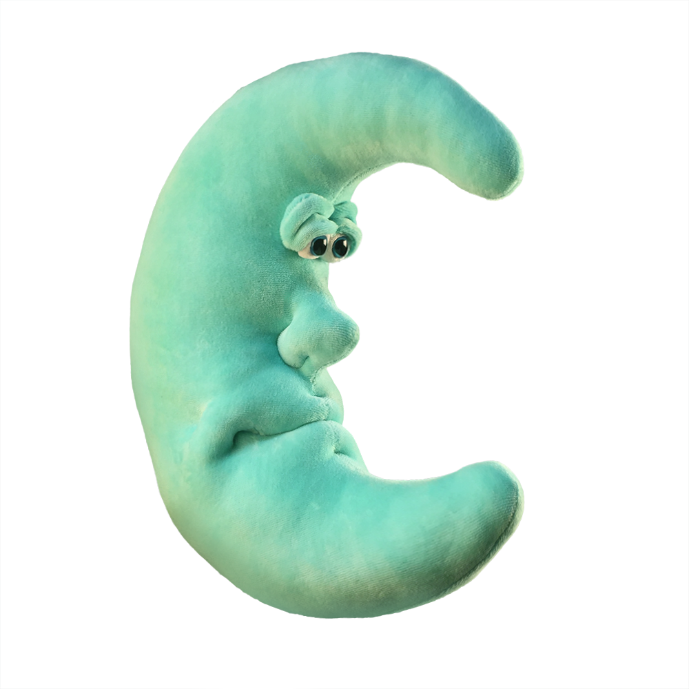 "moon Man" Aqua Mobile Decor / Soft Sculpture - Shrimp Clipart (1000x1000), Png Download