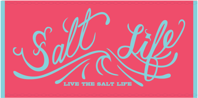 Salt Life Large Orginal Graphic Beach Towel - Car Decals Salt Life Clipart (700x700), Png Download