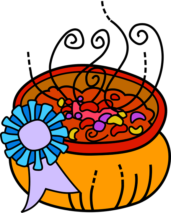 Chili Cook Off Cartoon Clipart (579x720), Png Download