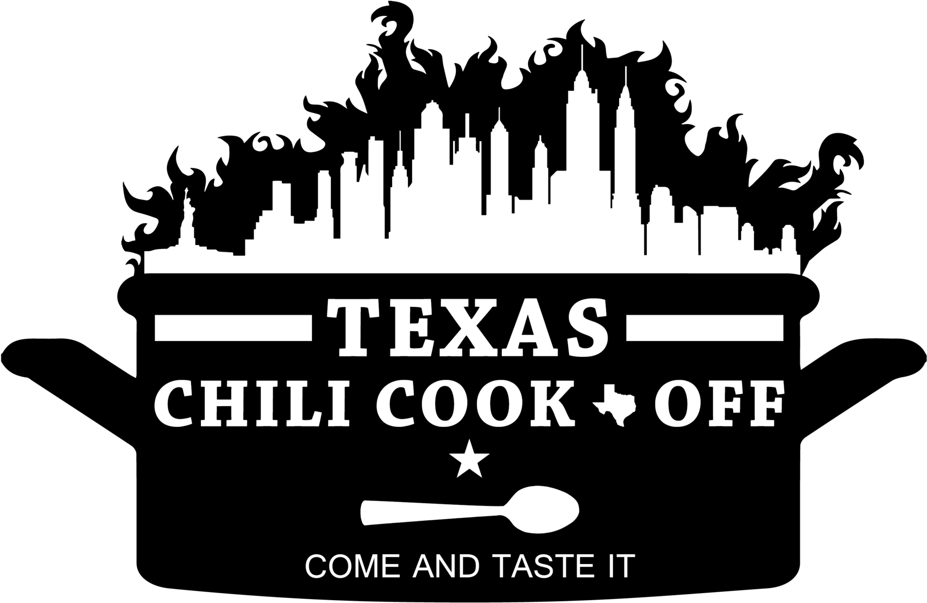 Famous Texas Chili Cook Off , Png Download - Texas Chili Poster Clipart (1882x1225), Png Download