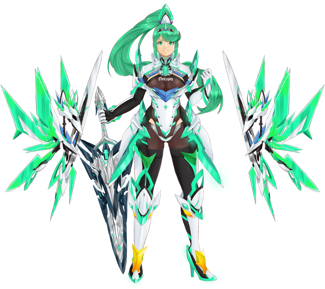 Artwork Cause Monolith Didn't Give Us Full Artwork - Pneuma Xenoblade Chronicles 2 Clipart (1280x1011), Png Download