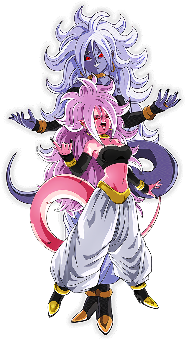 Dragon Ball Android 21 Evil Clipart (900x1200), Png Download