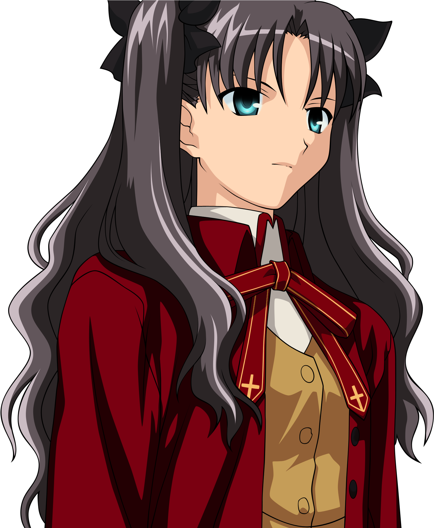 Download Png - Rin Tohsaka Fate Transparent Clipart (1685x2000), Png Download