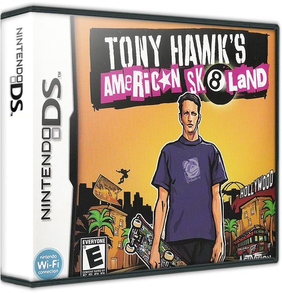 Tony Hawk's American Sk8land - Nintendo Ds Tony Hawk Clipart (587x598), Png Download