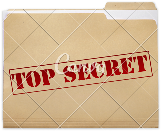 Top Secret Folder Png - Top Secret Clipart (800x584), Png Download