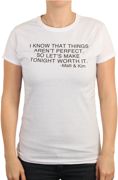 Womens Now Lyric White Tee - Lyric Shirts Clipart (600x600), Png Download