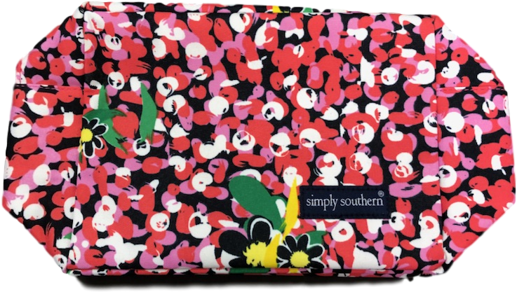 Simply Southern Pink Daisy Cosmo Bag - Jelly Bean Clipart (800x800), Png Download