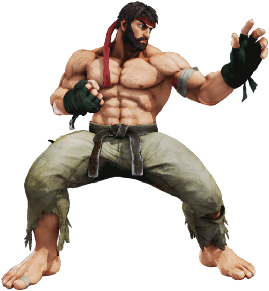 Fighter Dude - Street Fighter V Ryu Png Clipart (643x600), Png Download