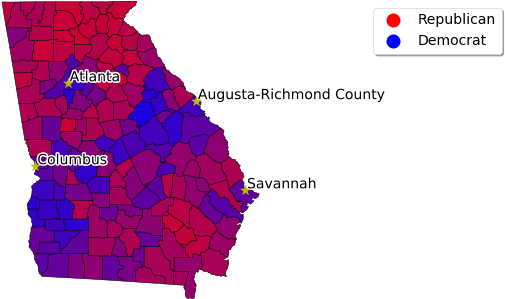 Georgia Voters Will Have A Lot To Say This November - Georgia Clipart (864x432), Png Download
