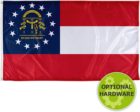 Georgia State Flag Clipart (686x600), Png Download