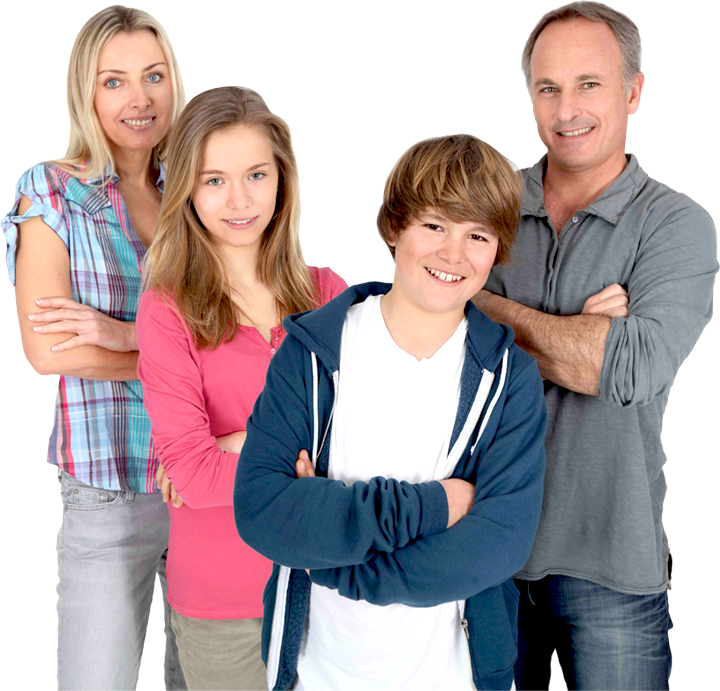 Original Size Is 720 × 691 Pixels - Family With Teenagers Png Clipart (720x691), Png Download