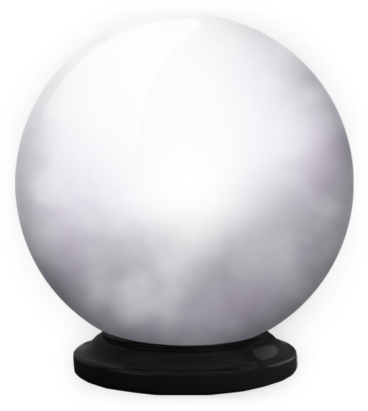 Crystal Ball Png - Fortune Teller Ball Png Clipart (536x598), Png Download