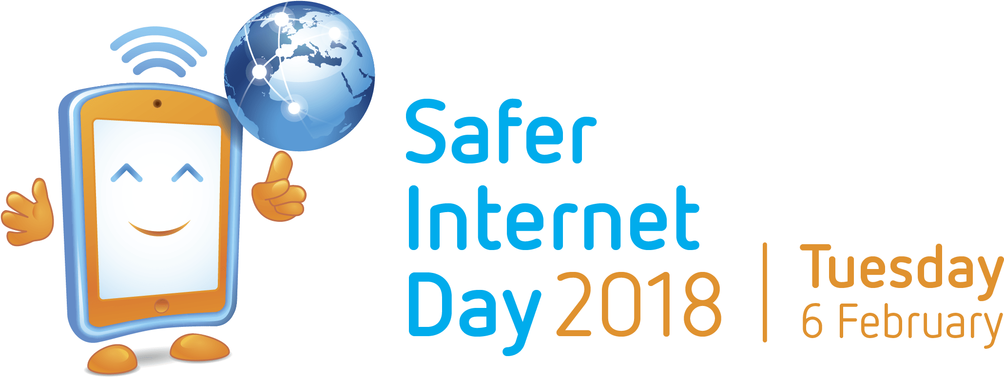 Safer Internet Day - Internet Safety Day 2019 Clipart (2513x1169), Png Download