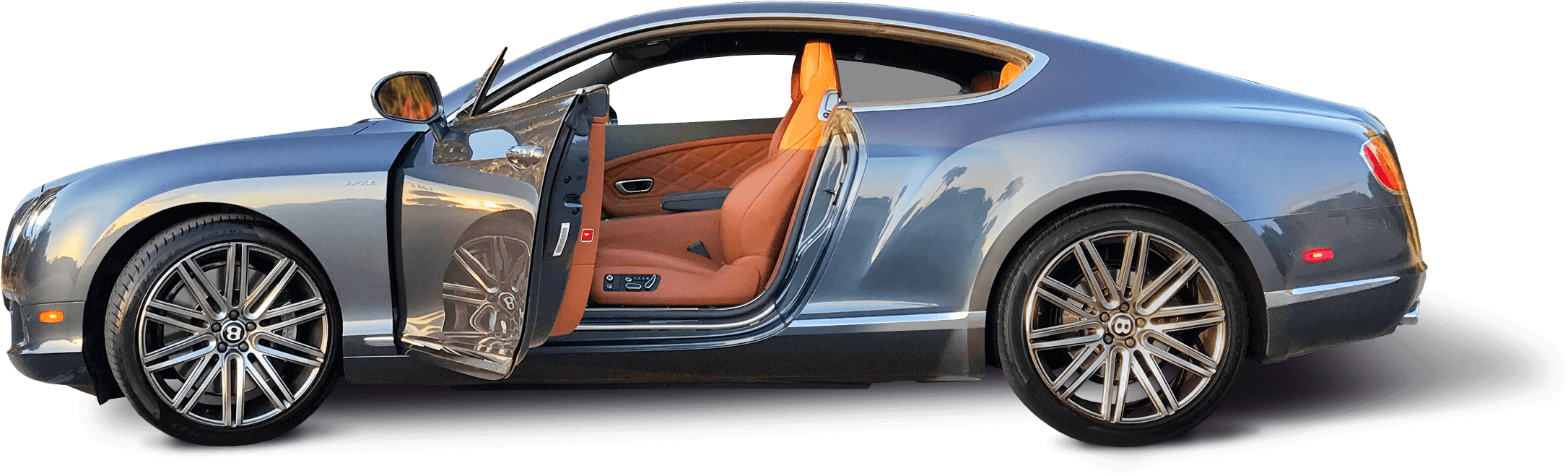 South Florida's Largest Fleet For Exotic Cars For Rent - Bentley Continental Gt Clipart (2190x667), Png Download