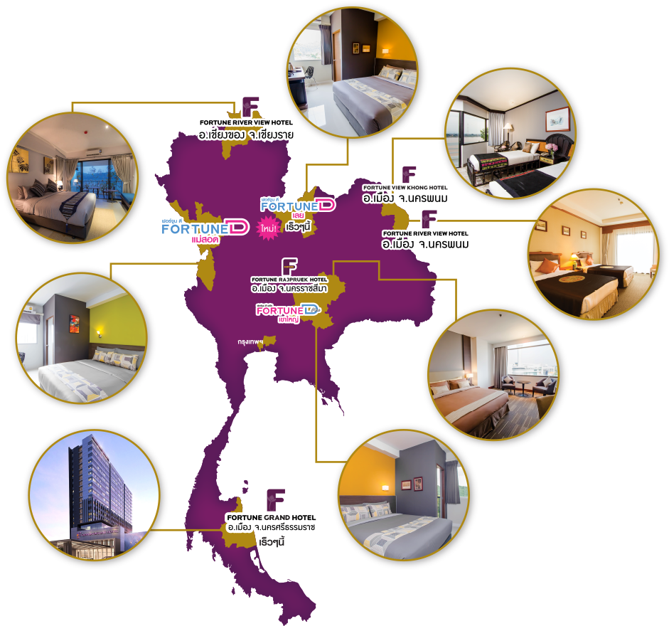 Our Hotel - Thailand Map Vector Png Clipart (941x880), Png Download