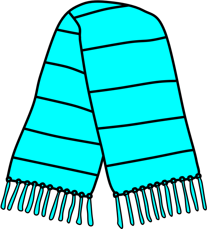 Scarf, Fringe, Light Blue, Png Clipart (816x1056), Png Download