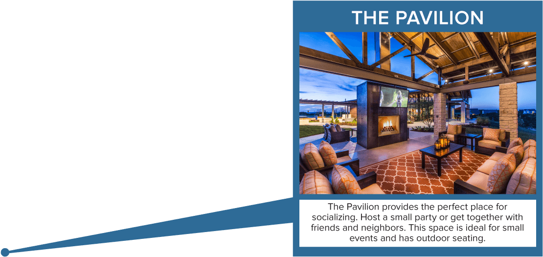 Amenity Center The Pavillion - Poster Clipart (2000x1180), Png Download