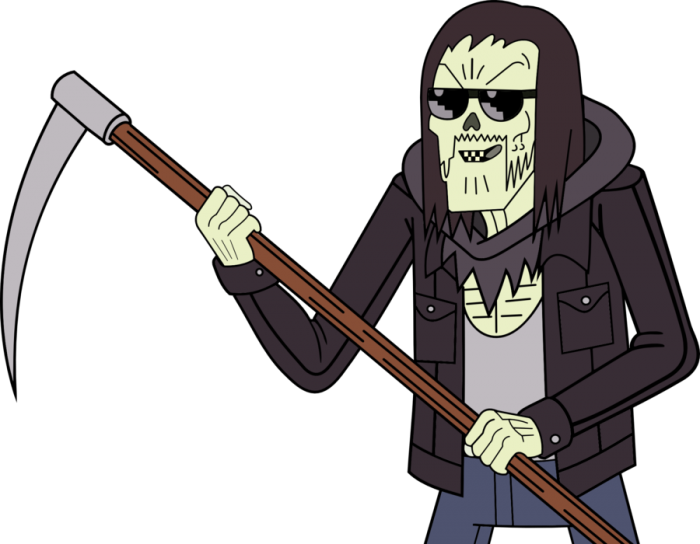 La Muerte Png - Regular Show The Death Clipart (700x544), Png Download