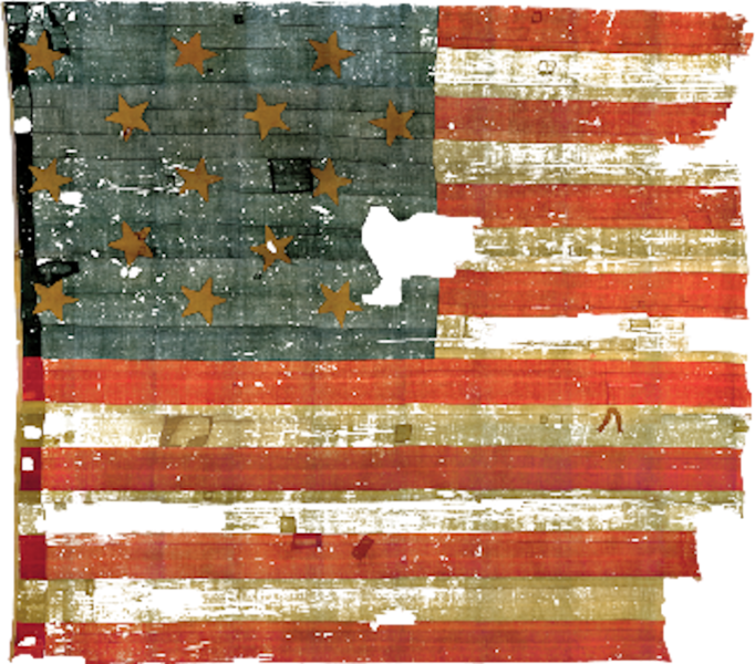 Grunge Flag - Smithsonian's National Museum Of American History Flag Clipart (682x600), Png Download