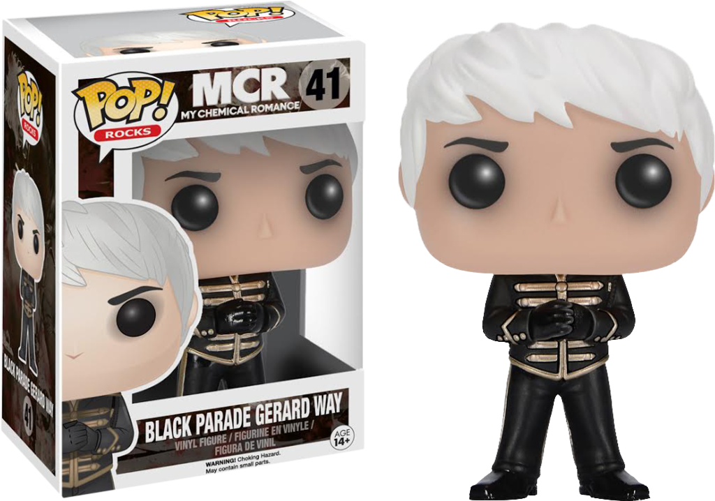 My Chemical Romance Funko Pop Black Parade Gerard Way - My Chemical Romance Funko Pop Clipart (1024x718), Png Download
