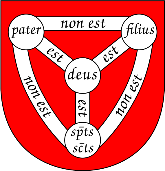 Shield Trinity Medievalesque - Dharumavantha School Clipart (580x600), Png Download
