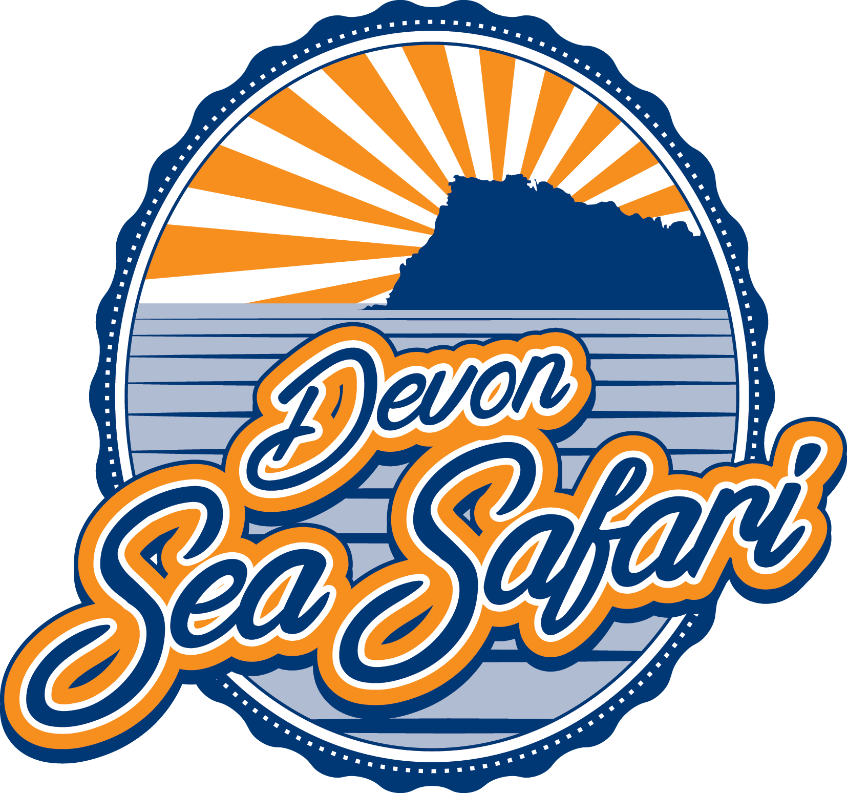 Devon Sea Safari Logo Final Colour Clipart (1654x1548), Png Download