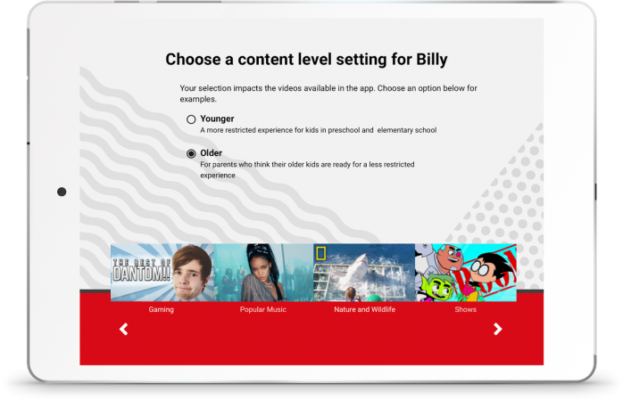 Youtube Launched A New Feature For Kids Who Are Aged - Youtube Kids Settings Clipart (698x450), Png Download