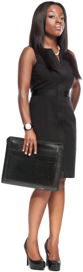 Ebony Model Fashion Png - Little Black Dress Clipart (680x1024), Png Download