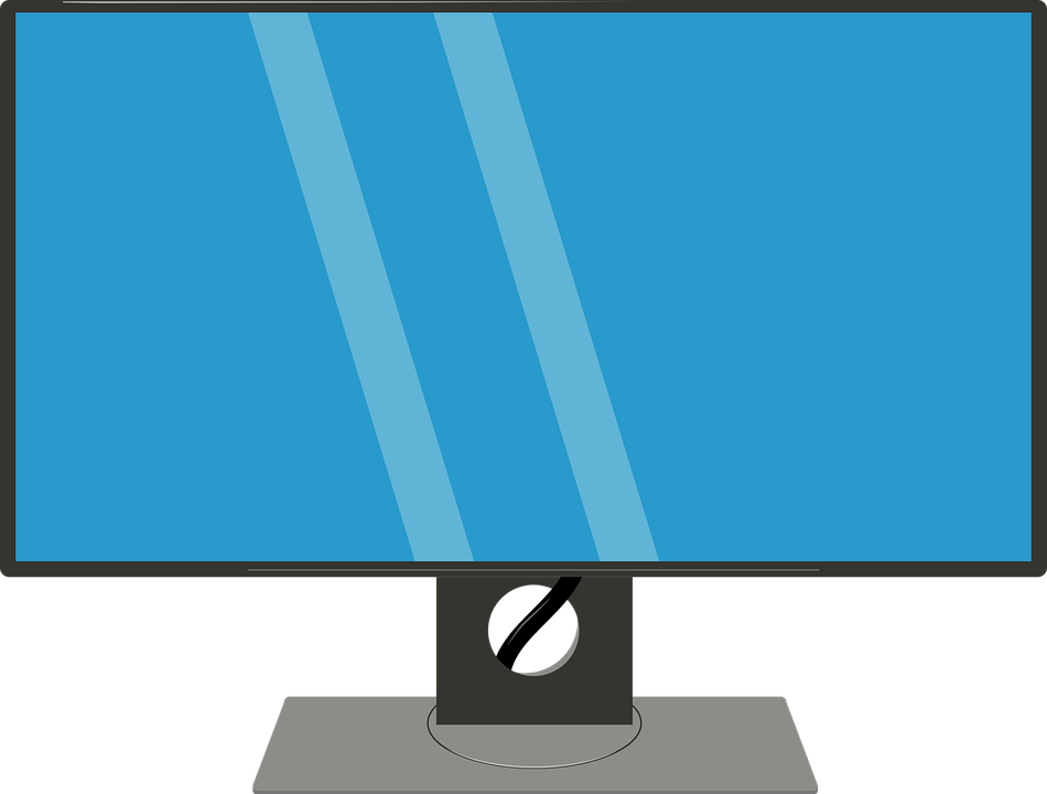 Computer Monitor Png - Pc Monitor Clipart (950x720), Png Download