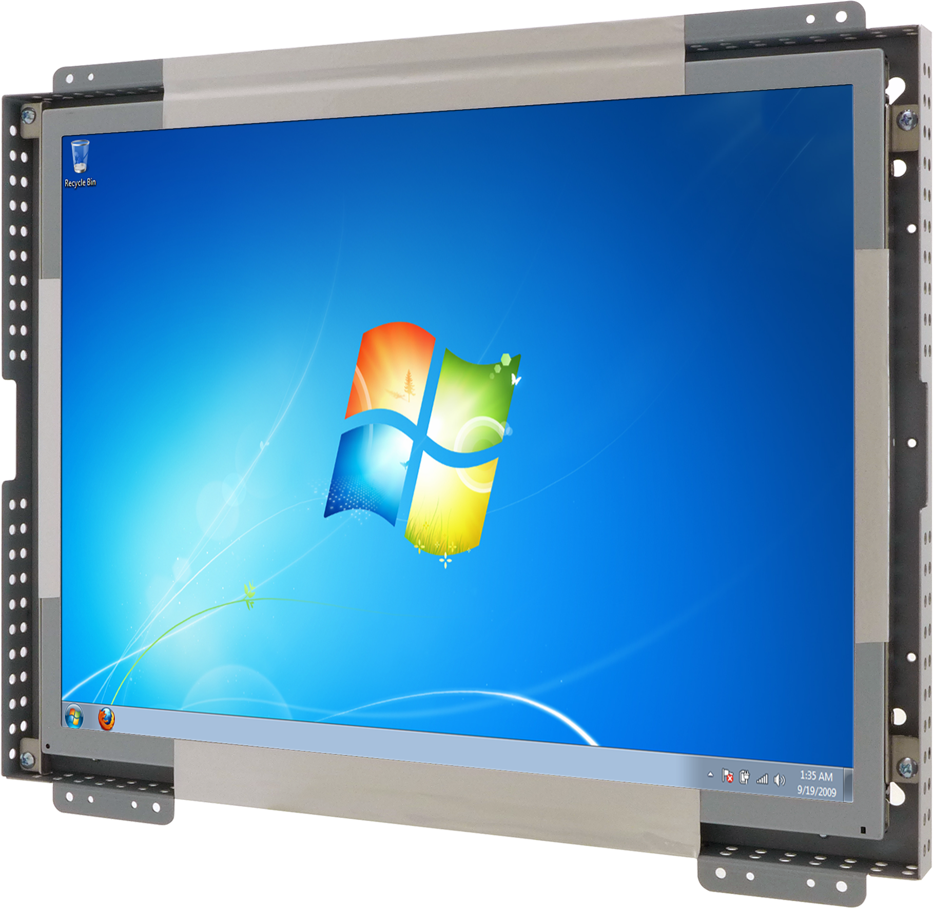 Panel Pc/ Monitor - Windows 7 Clipart (2358x2106), Png Download