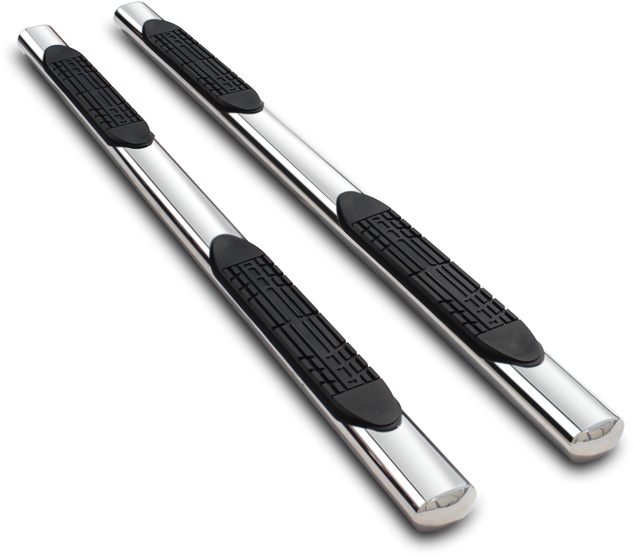 09-17 Dodge Ram 1500 Quad Cab 4" S/s Oval Side Step - Running Board Clipart (2868x2472), Png Download