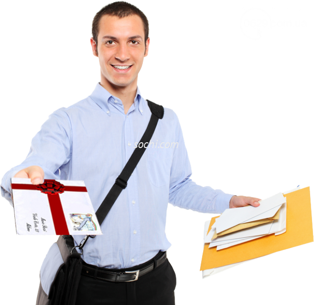 Postman Png Transparent Image - Postman Png Clipart (640x622), Png Download