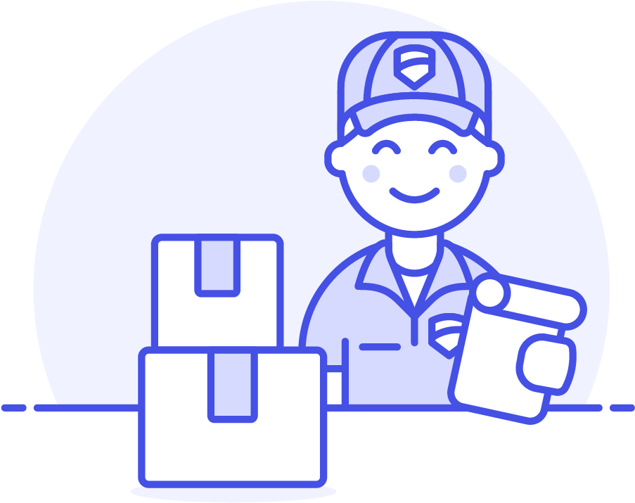 30 Mailman Male Caucasian - Cartoon Clipart (1025x1148), Png Download