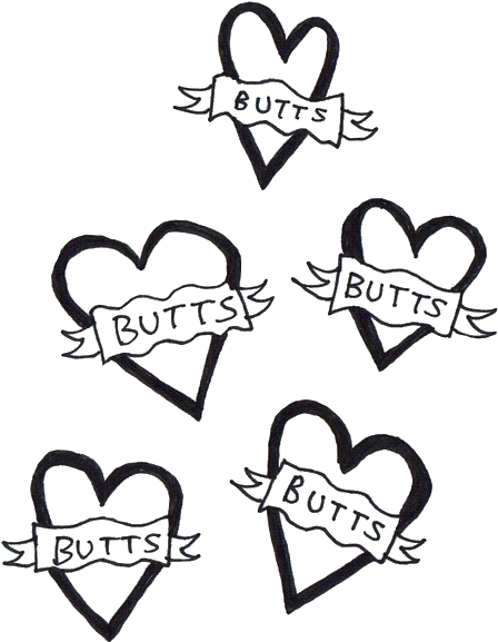Transparent Butt Clipart (500x626), Png Download