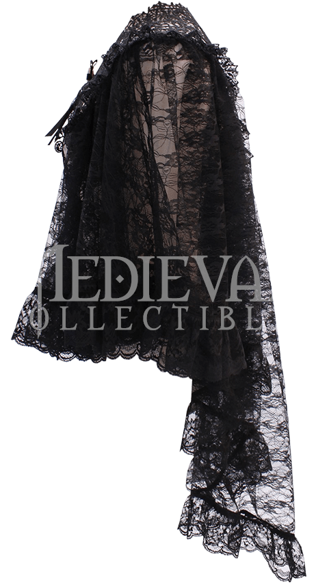 Whitby Lace Applique Gothic Cape - Stole Clipart (850x850), Png Download