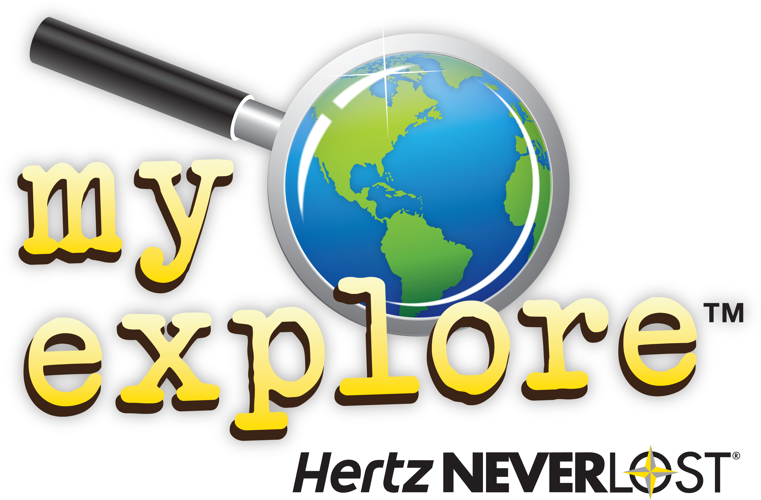 Hertz Never Lost Travel Apps Clipart (3300x2550), Png Download