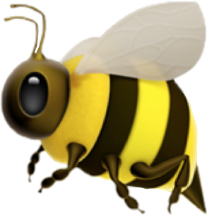 #abeja #abejaemoji #emoji - Apple Bee Emoji Clipart (293x304), Png Download