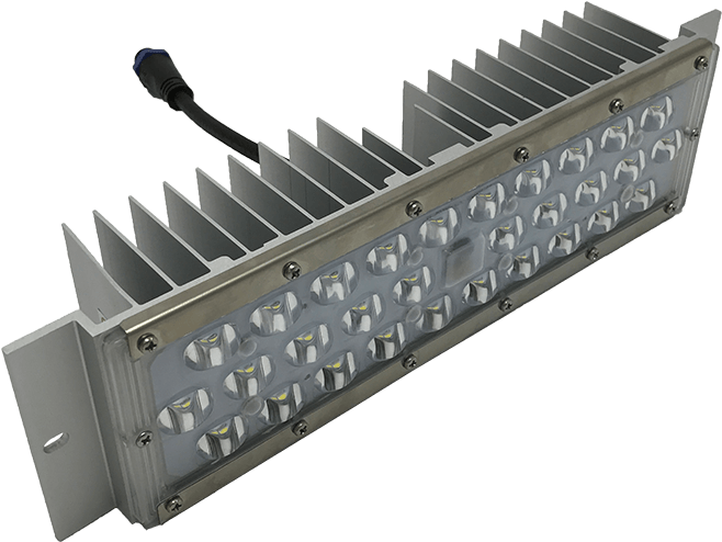 M1 D16 6 Led Light Engine Fiber Optic,philips Street - Rake Clipart (658x494), Png Download