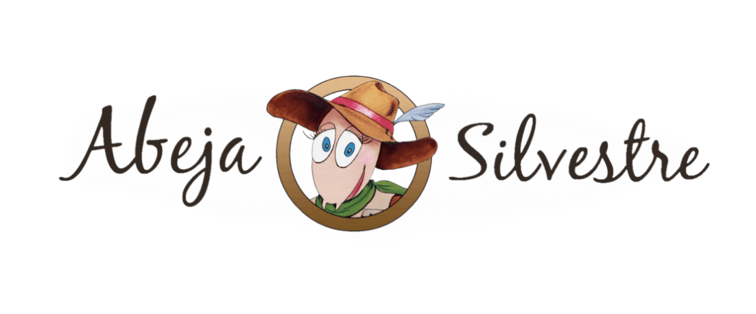 Abeja Silvestre - Cartoon Clipart (1102x600), Png Download