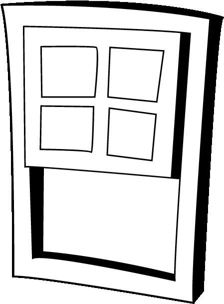 Ventana Dibujo Png - Gambar Jendela Untuk Mewarnai Clipart (612x792), Png Download