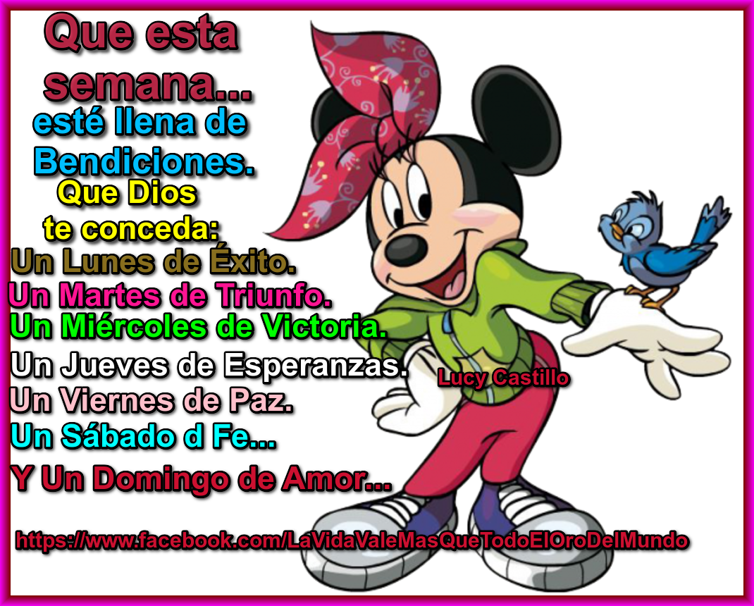 Que Esta Semana Esté Llena De Bendiciones - Cartoon Clipart (1070x860), Png Download